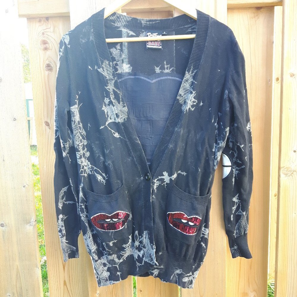 Rat baby Cardigan EUC Size Small Rocky Horror